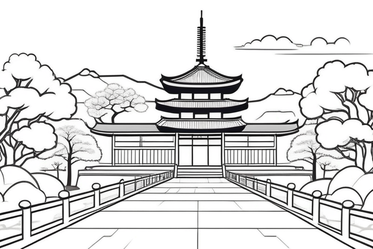 A person with visual impairment enjoying listening to an audiobook or podcast with headphones, with traditional Japanese cultural elements like folk art or historical buildings subtly in the background, in a serene and comfortable setting.