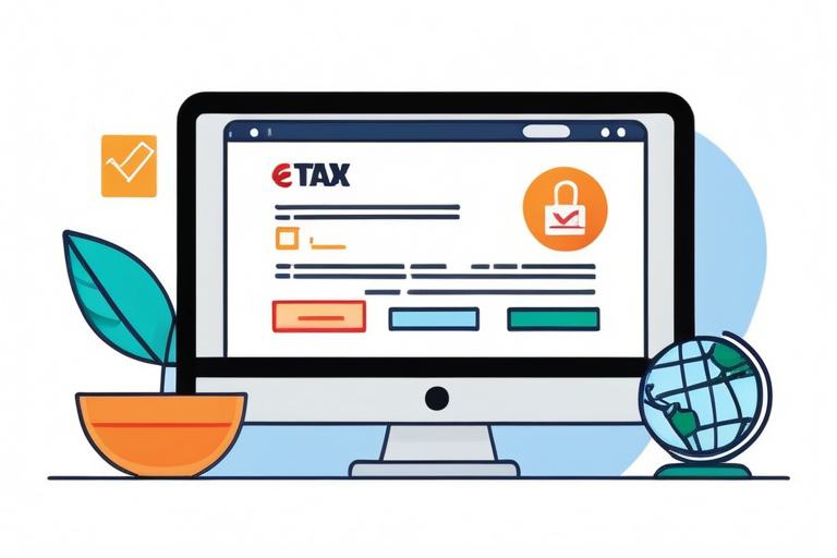 Screenshots of the e-Tax system's operation screen, from login to XML file upload and content confirmation for Furusato Nozei donation certificates. / e-Taxシステムの操作画面のスクリーンショット（ログインからふるさと納税寄付金受領証明書のXMLファイル読み込み、内容確認まで）