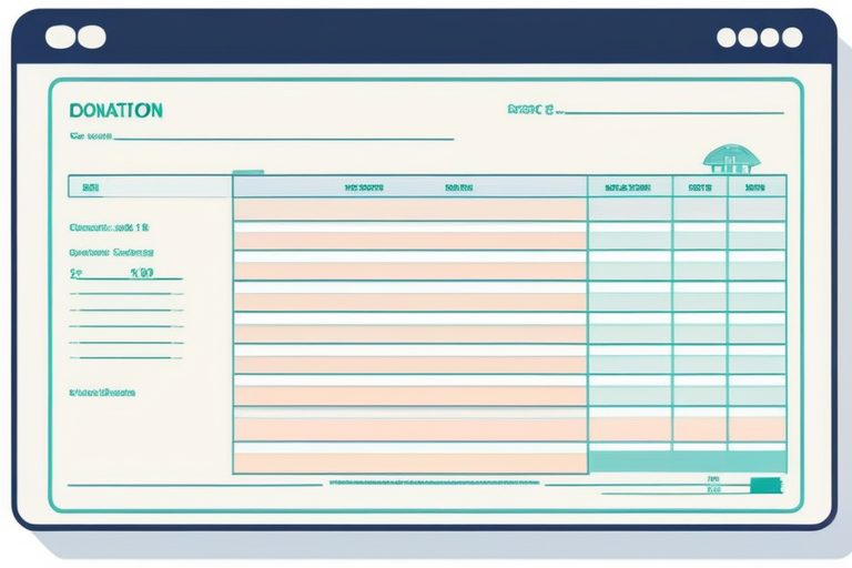 A screenshot of the first page of the Japanese tax return form B, highlighting the 'Donation Deduction (寄附金控除)' field (27) in the 'Deductions from Income (所得から差し引かれる金額)' section, with an example entry.
