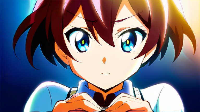 cute anime girl explaining something clearly, with a checklist and a pen in her hands, looking confident