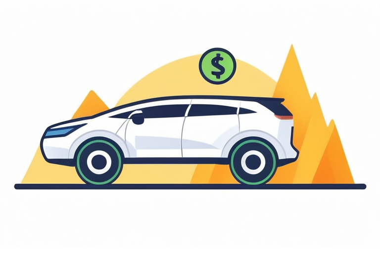 Graph illustrating the correlation between EV battery State of Health (SOH) and vehicle appraisal value, showing a sharp decline in value below a certain SOH percentage.