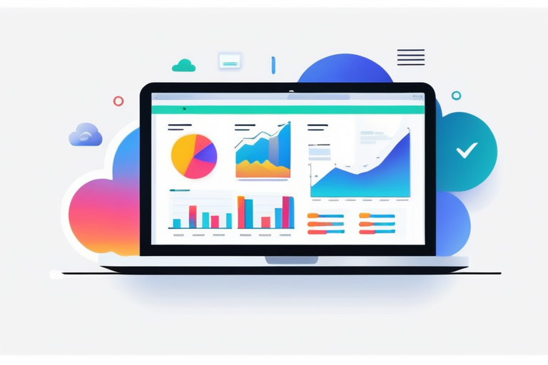 A user working on a sleek MacBook Pro with an M1/M2 chip, displaying a modern, clean UI of a cloud accounting software, emphasizing ease of use and efficiency.