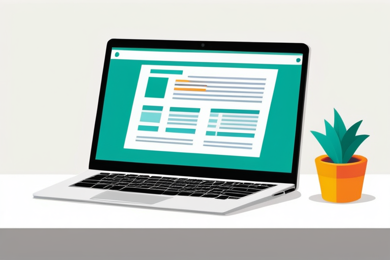 A person confidently looking at a MacBook screen showing a completed tax return, with a sense of relief and accomplishment. The desk is clean and organized, suggesting efficiency and clarity.