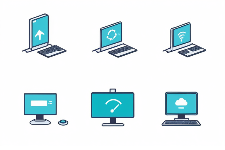 ISDNから光回線への乗り換え手順を示すフローチャート。現状確認、回線選定、申し込み、工事、開通、ISDN解約の各ステップが矢印で繋がれている。