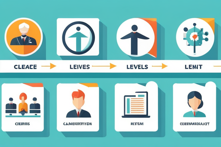 A flowchart illustrating different career paths and corresponding recommended IT job agents, with clear decision points based on experience level.