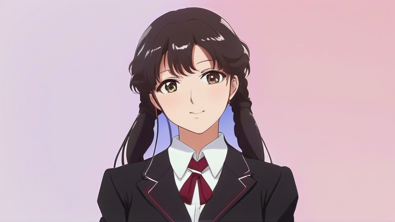 A professional and reassuring anime character, female, in business attire, offering a helping hand with a warm smile, conveying empathy and trust.
