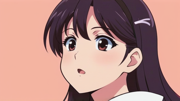 cute anime girl thinking hard about internet plans, with question marks around her head