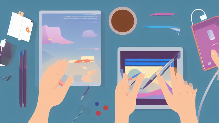 Step-by-step guide screenshot of SmileZemi tablet setup process